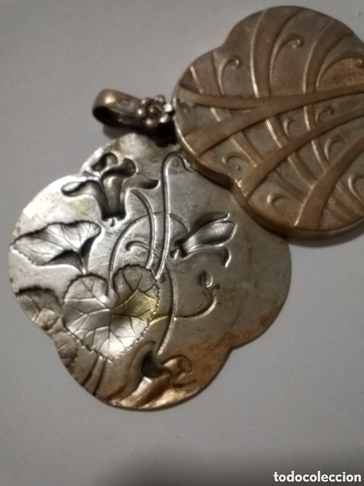 Joyeria: Colgante Art Nouveau con compartimento - Foto 4