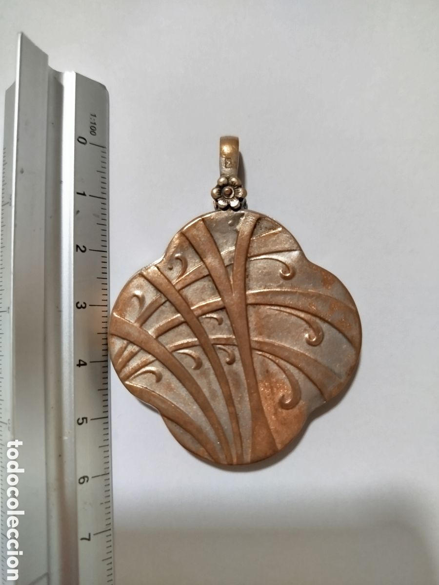 Joyeria: Colgante Art Nouveau con compartimento - Foto 6