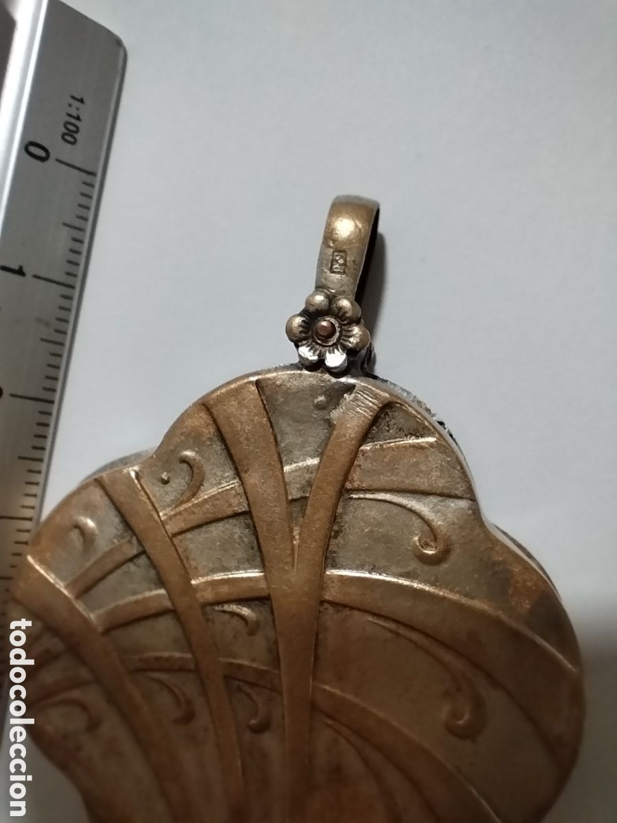 Joyeria: Colgante Art Nouveau con compartimento - Foto 7