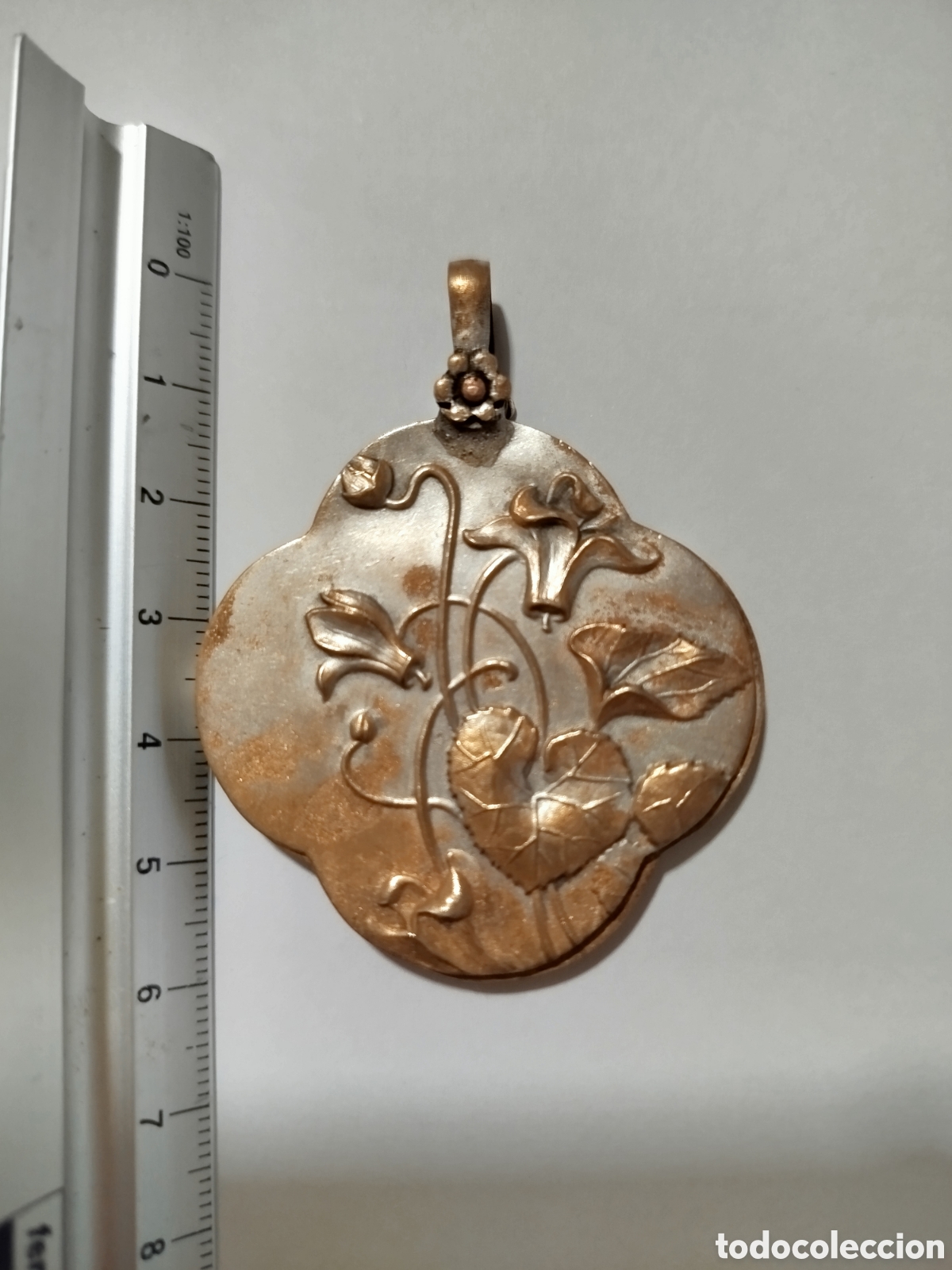 Joyeria: Colgante Art Nouveau con compartimento - Foto 1