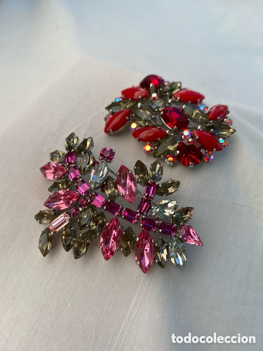 Joyeria: Broches Cristal Swarowsky nuevos - Foto 1