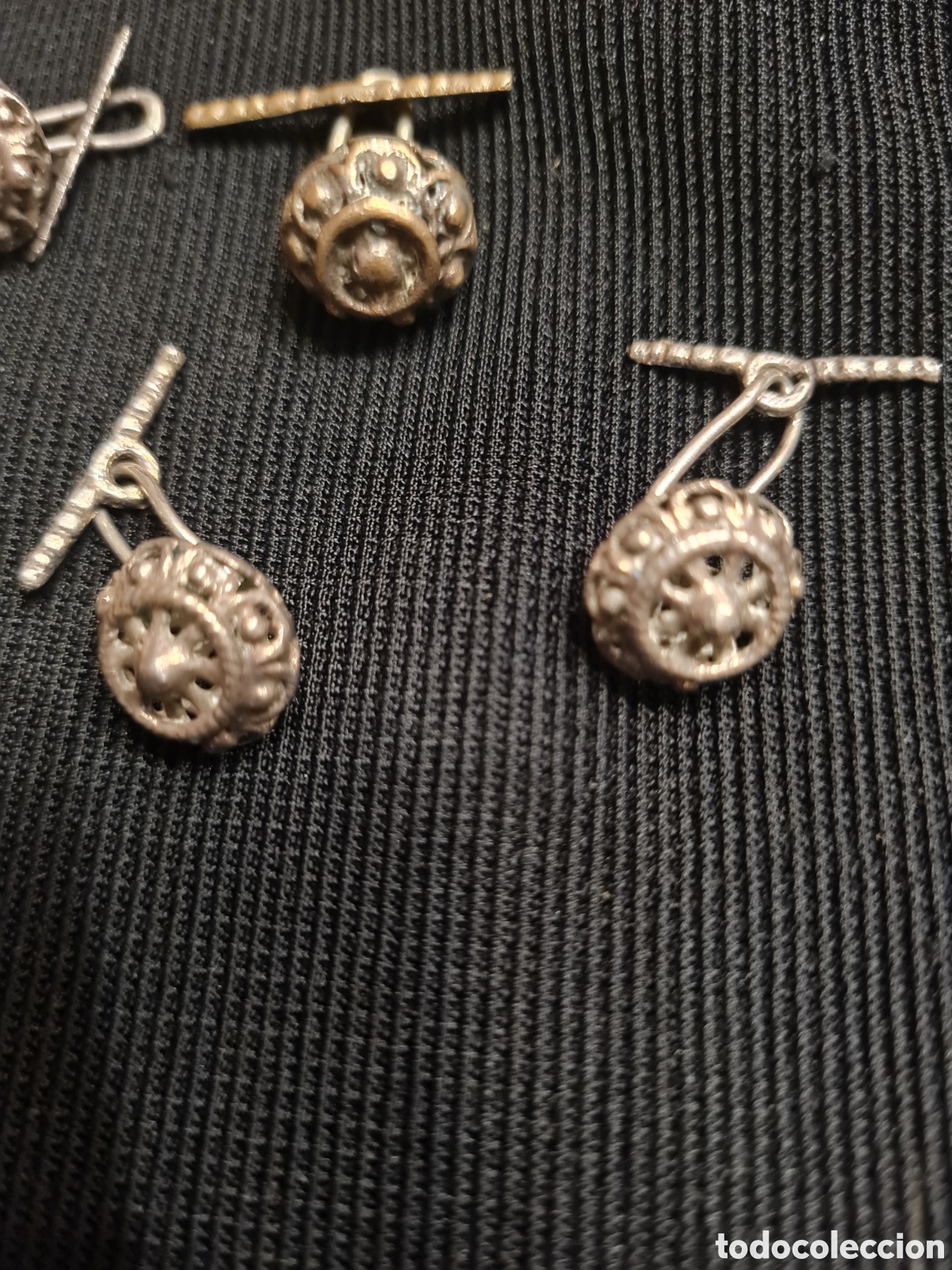Joyeria: Botones charros de plata - Foto 3