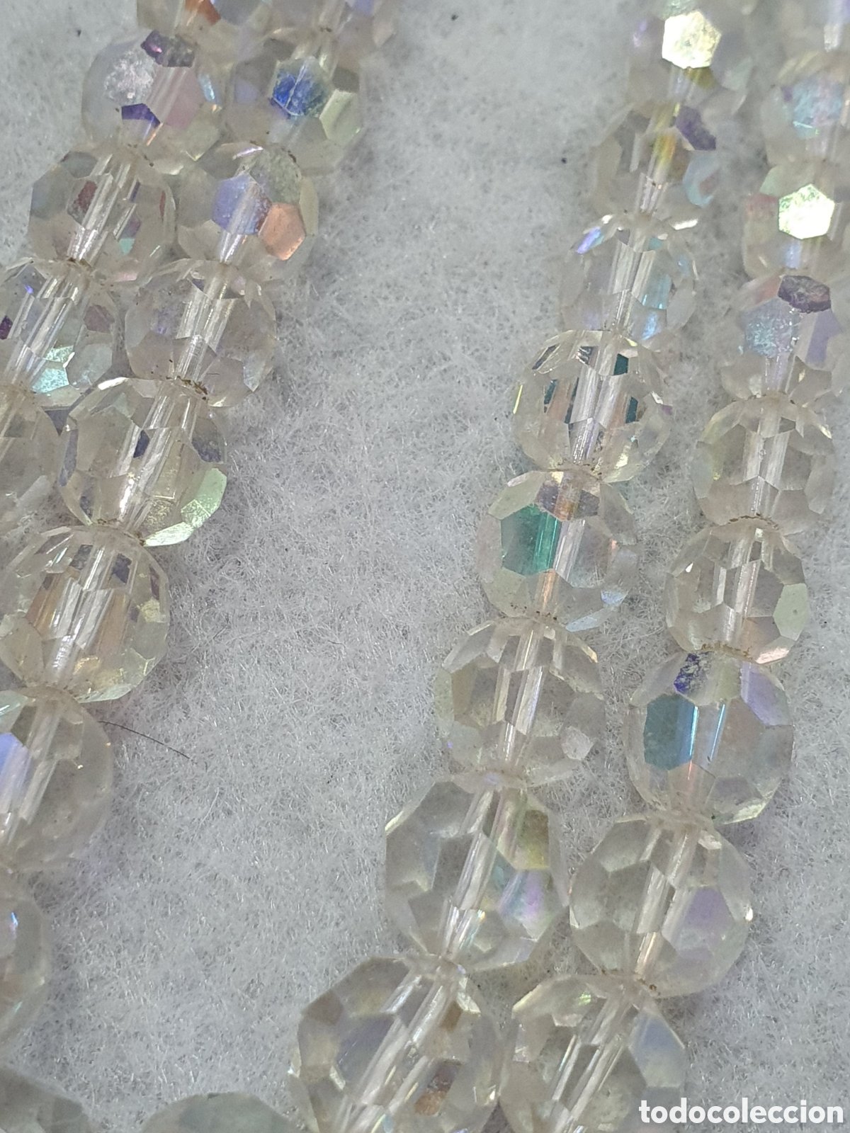Joyeria: Collar cristal de Strass de 2 vueltas. (L77) - Foto 2