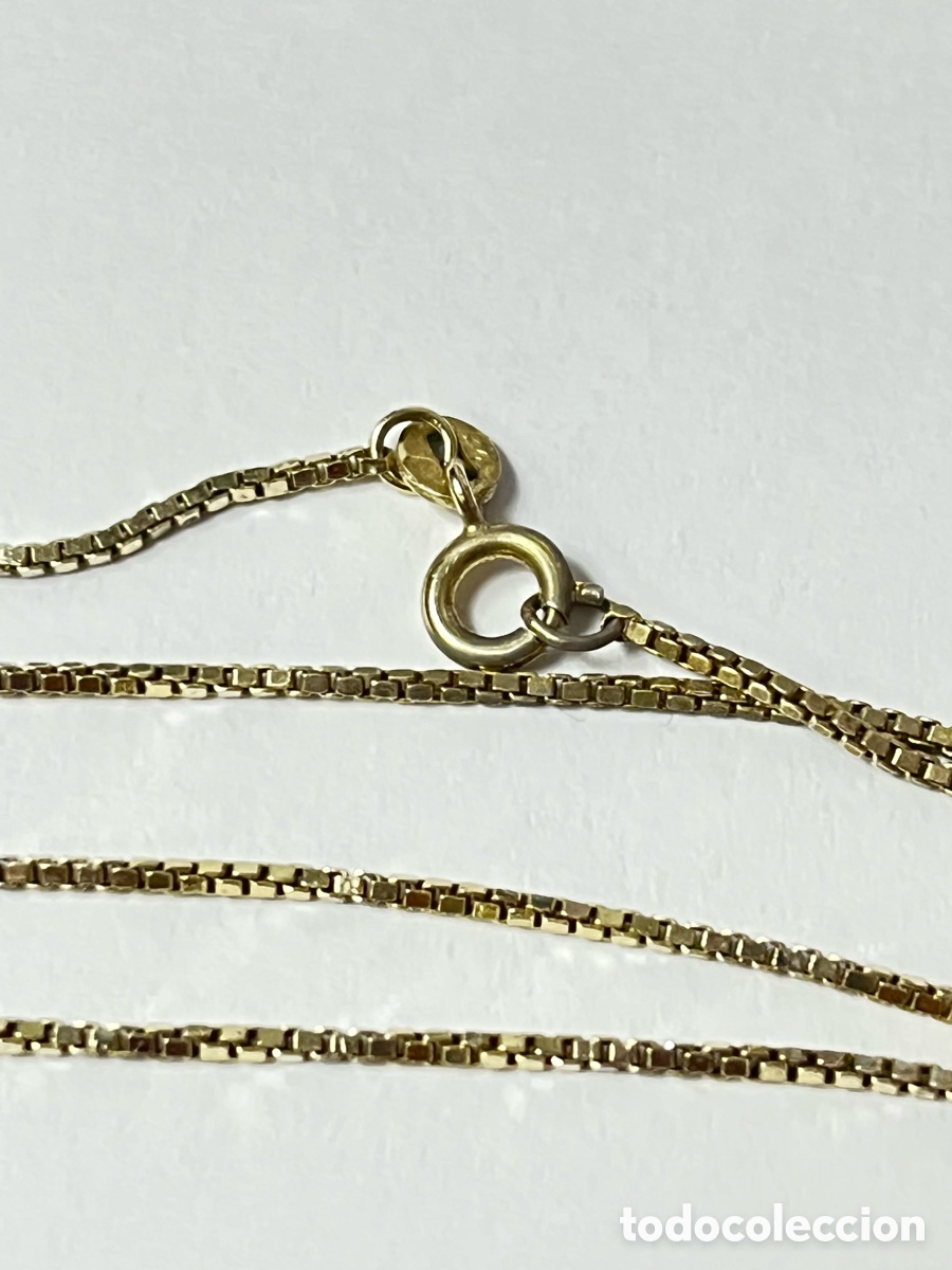 Joyeria: Cadena veneciana de plata chapada de oro /CA365-8 - Foto 2