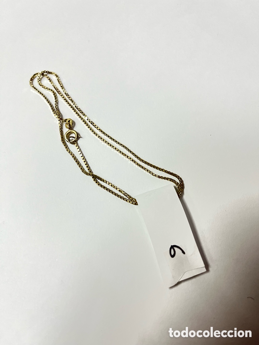 Joyeria: Cadena veneciana de plata chapada de oro /CA365-8 - Foto 3
