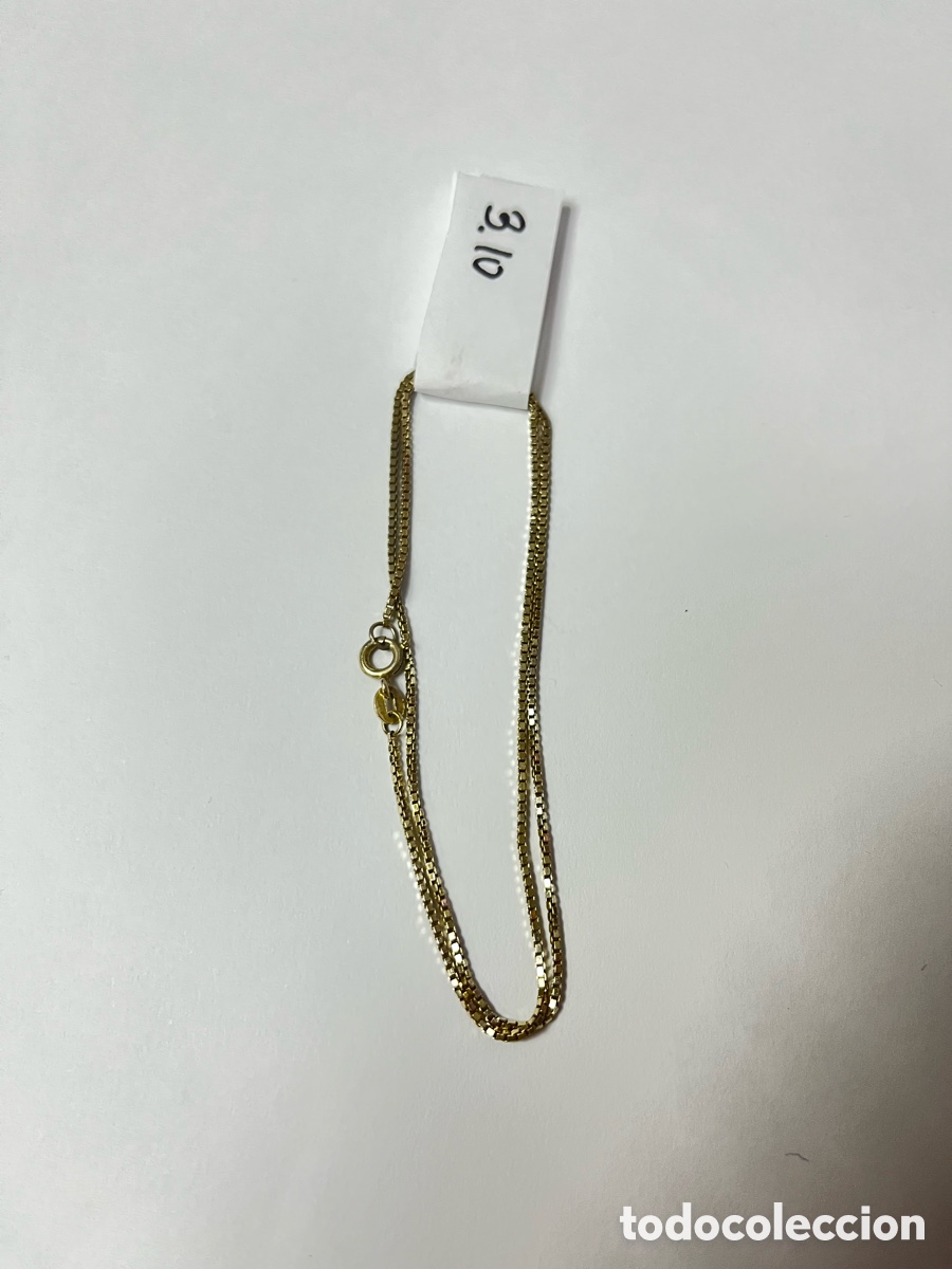 Joyeria: Cadena veneciana de plata chapada de oro /CA365-8 - Foto 1