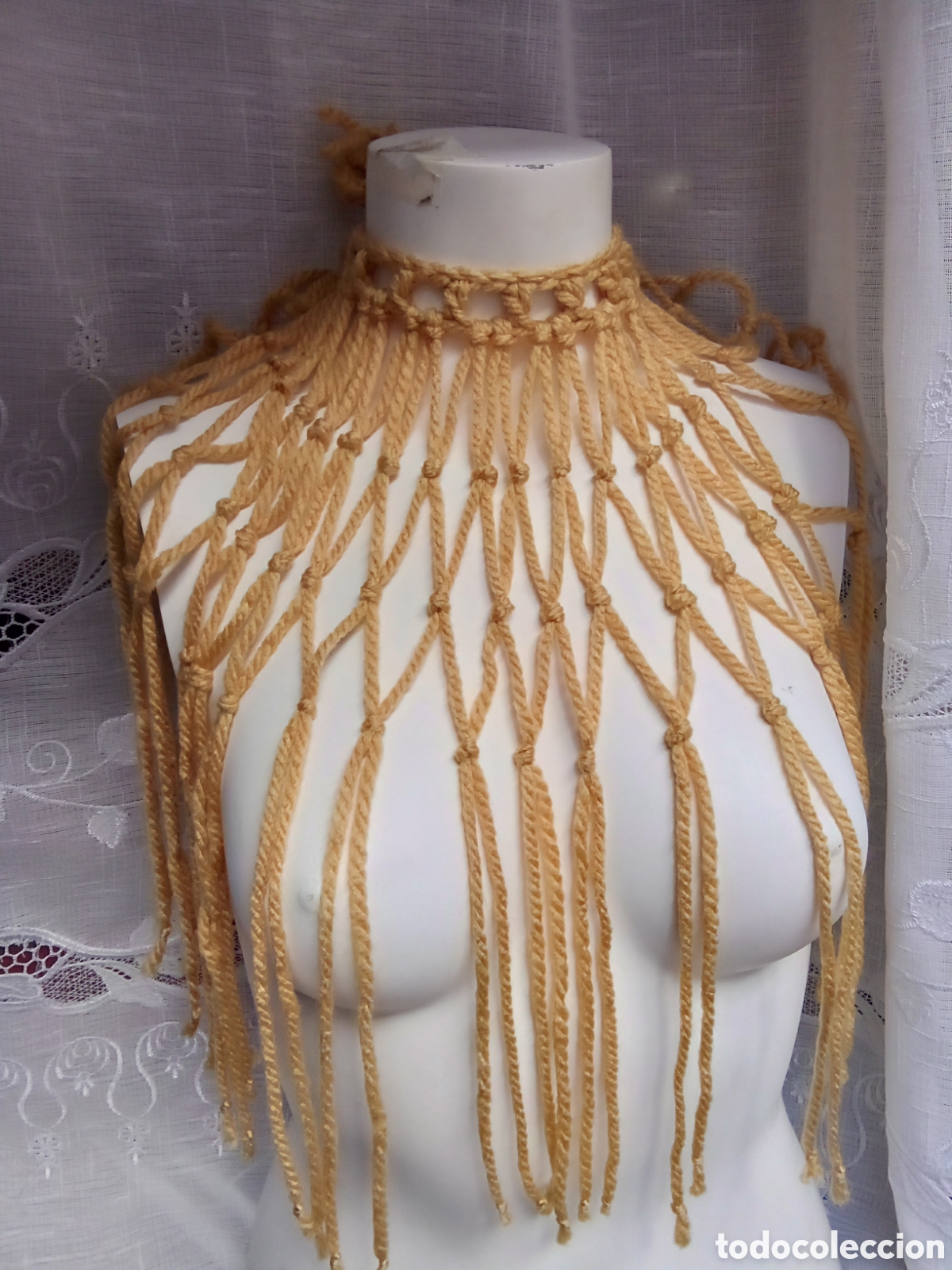 Joyeria: Collar maya macram&eacute; ajustable - Foto 1