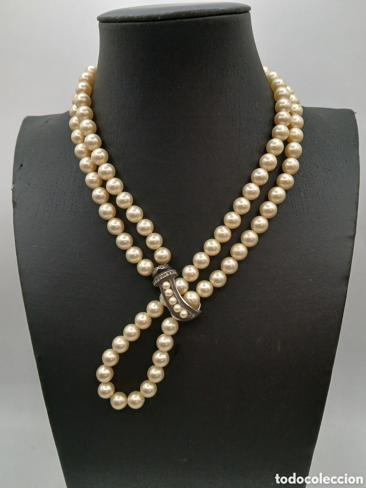 Joyeria: Collar perlas Majorica cierre plata - Foto 1