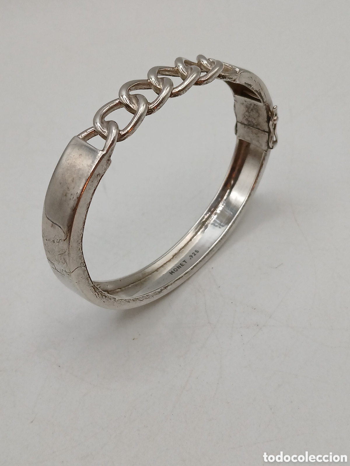 Joyeria: Monet. Pulsera brazalete plata 925mls - Foto 2