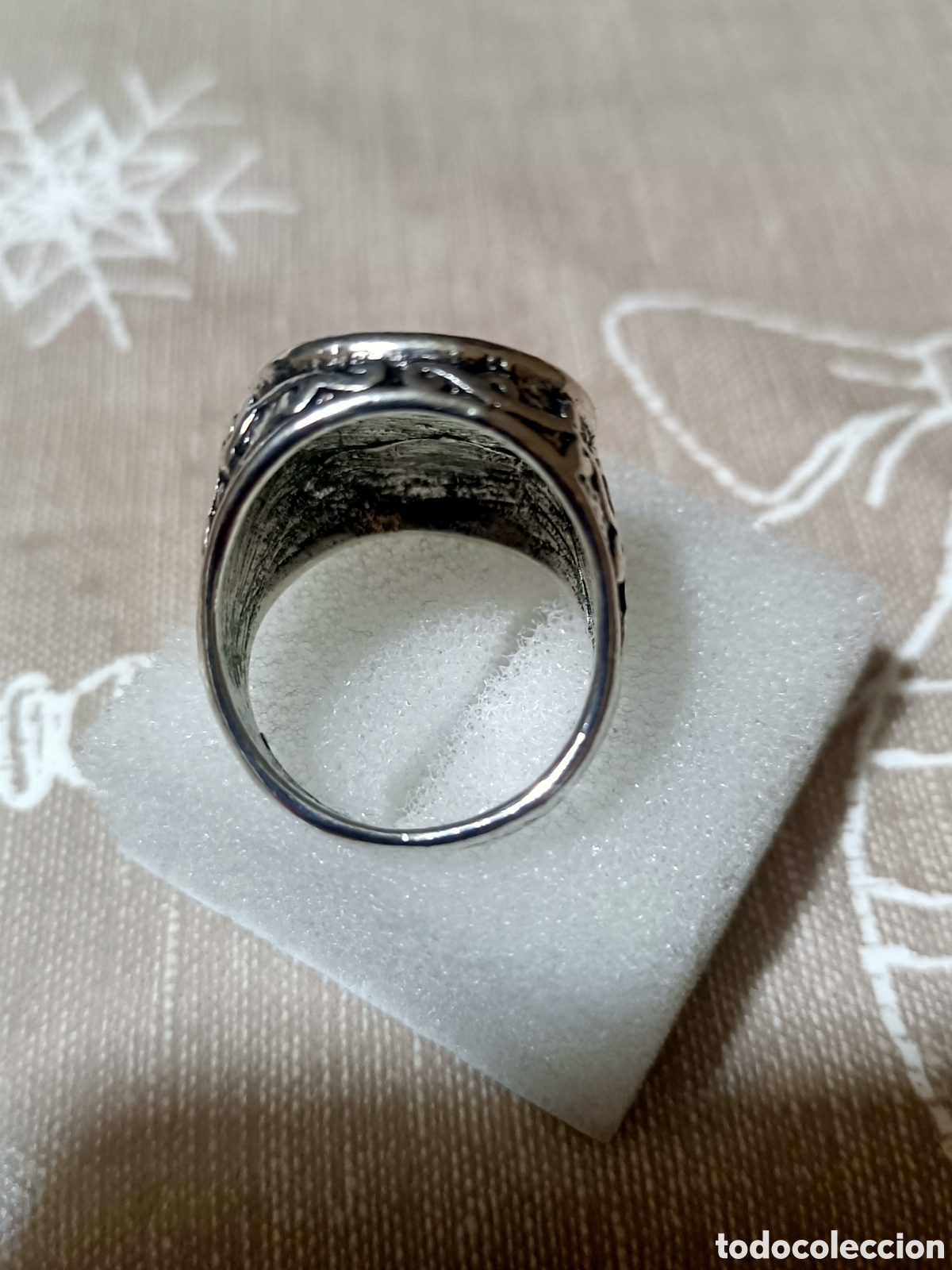Joyeria: Acero, Anillo Tipo Sello Tallado - Foto 5