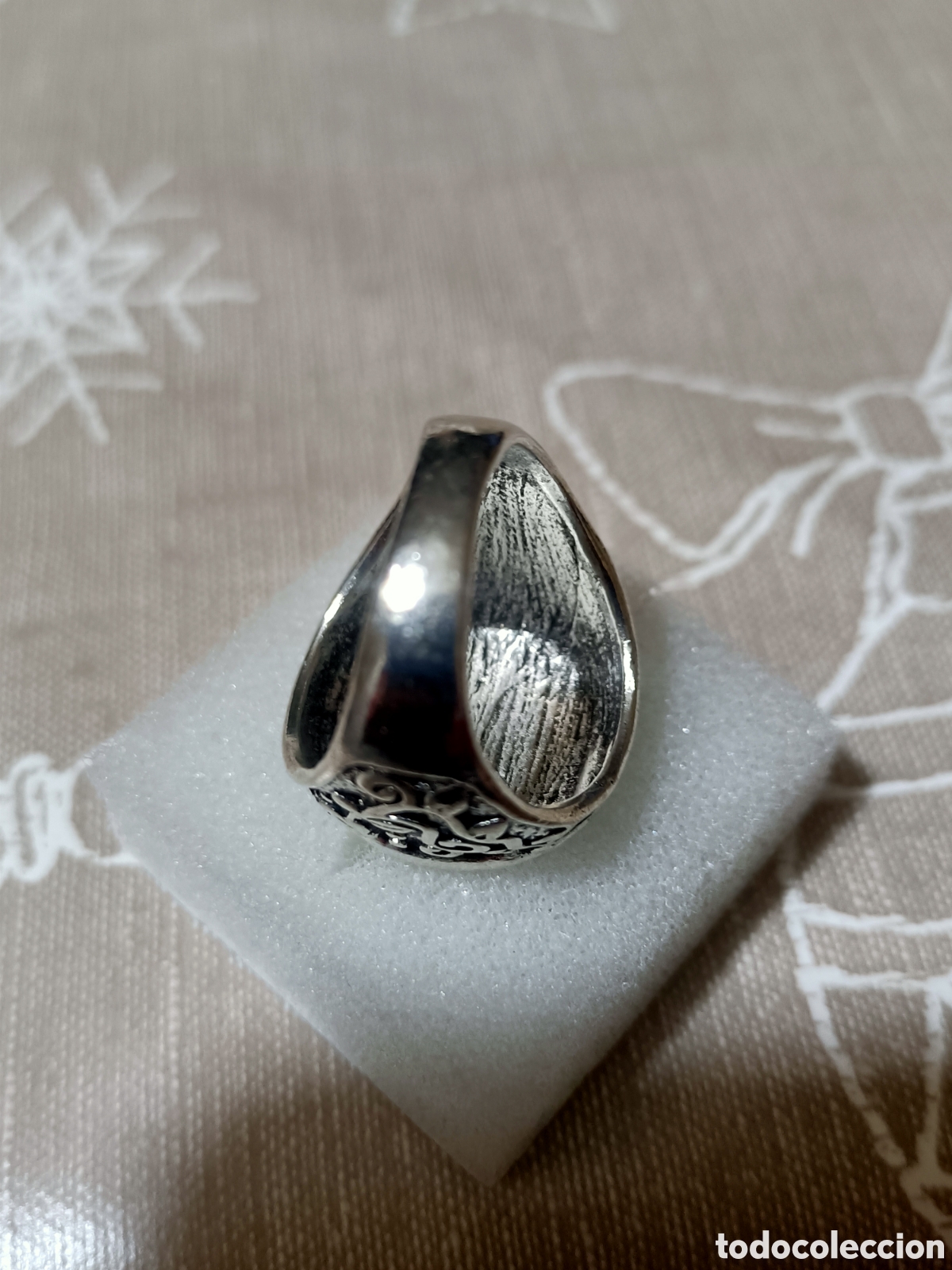 Joyeria: Acero, Anillo Tipo Sello Tallado - Foto 6