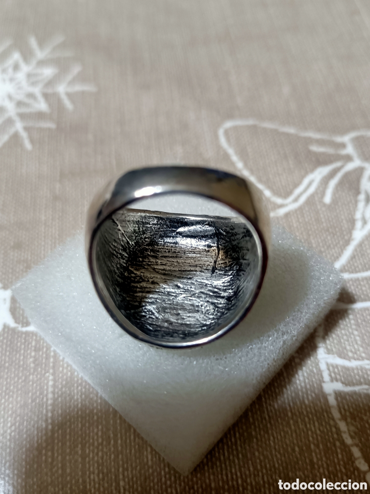 Joyeria: Acero, Anillo Tipo Sello Tallado - Foto 7