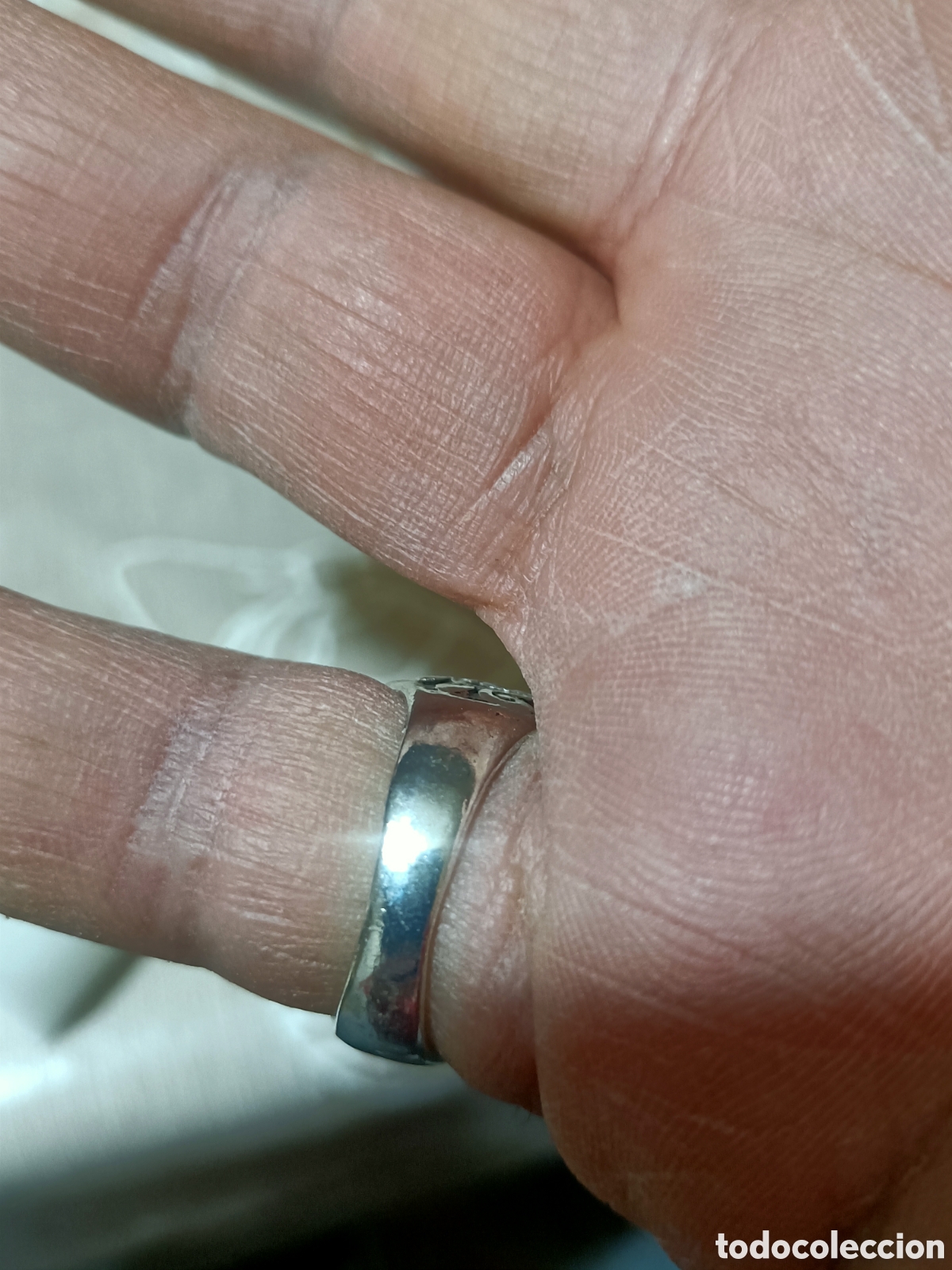 Joyeria: Acero, Anillo Tipo Sello Tallado - Foto 9