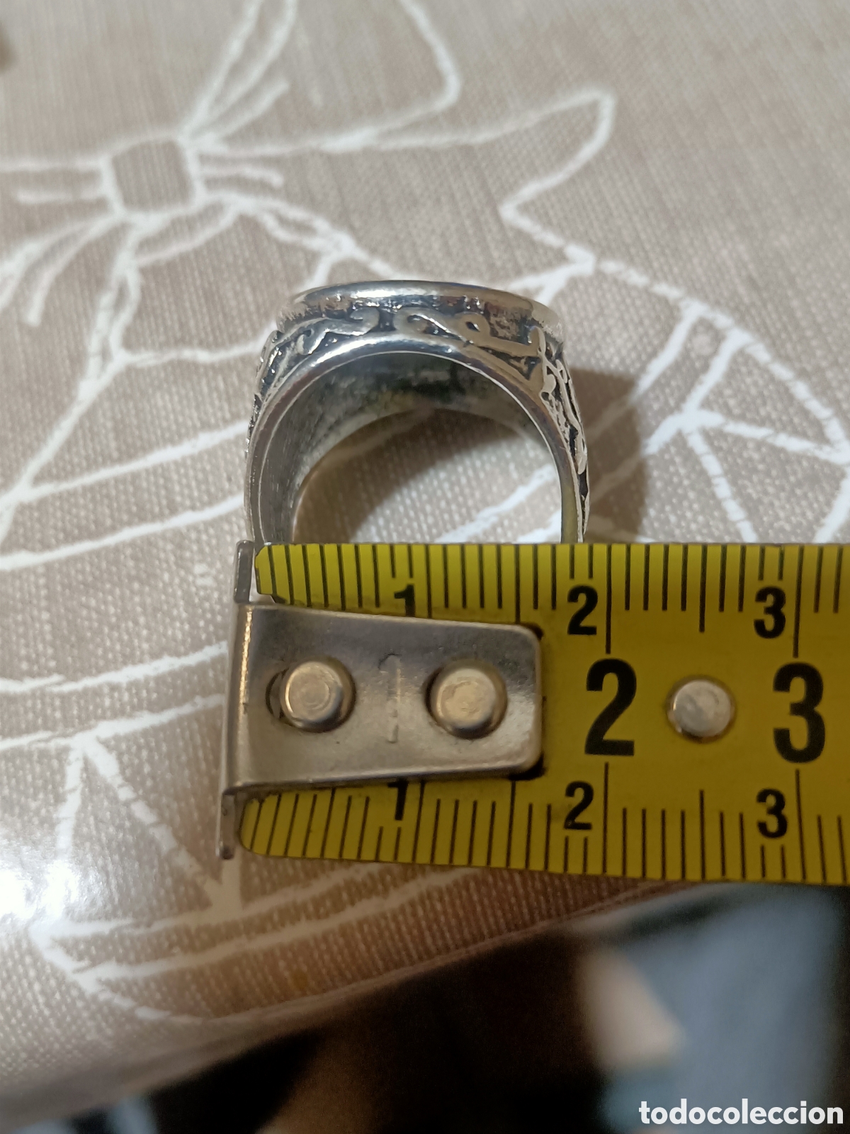 Joyeria: Acero, Anillo Tipo Sello Tallado - Foto 11