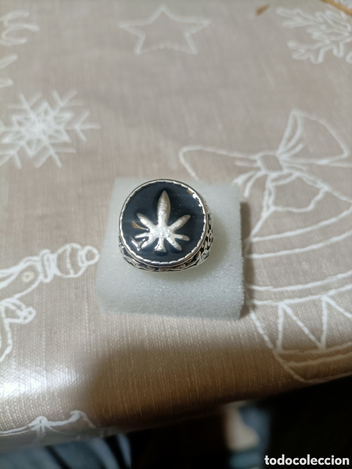 Joyeria: Acero, Anillo Tipo Sello Tallado - Foto 1