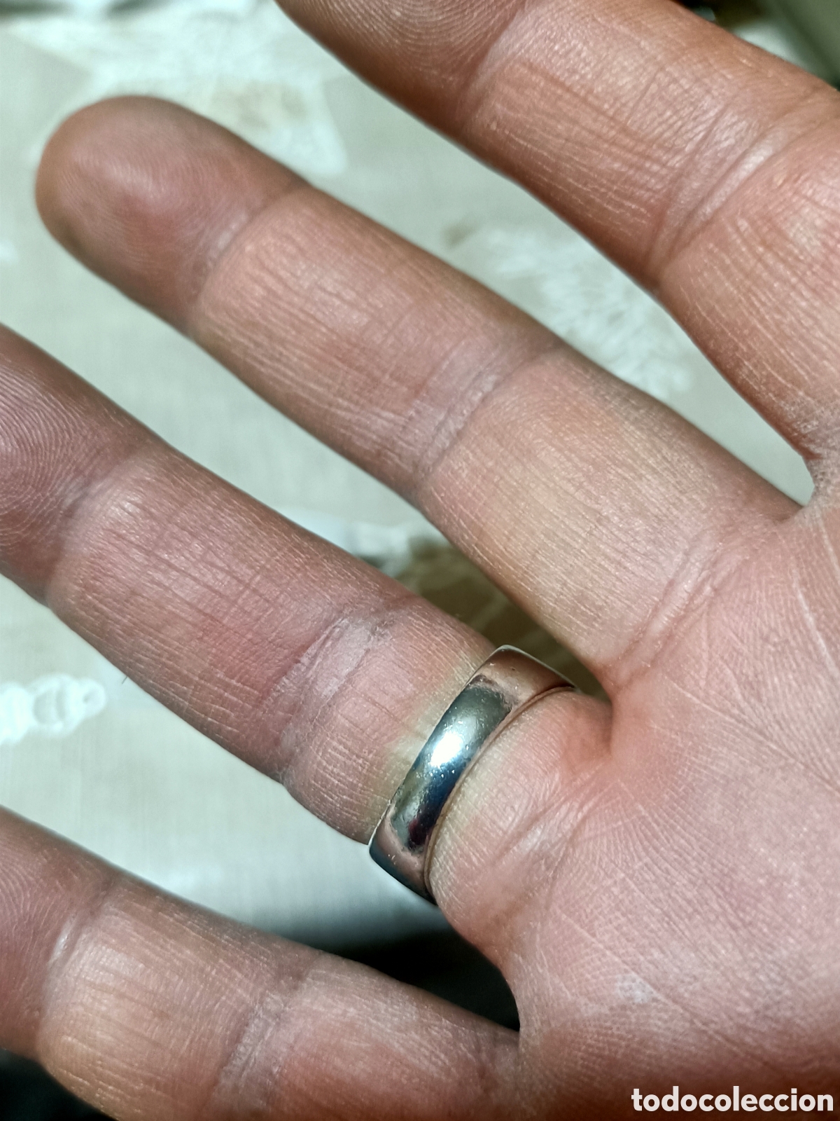 Joyeria: Acero,Anillo Tipo Sello Tallado - Foto 7