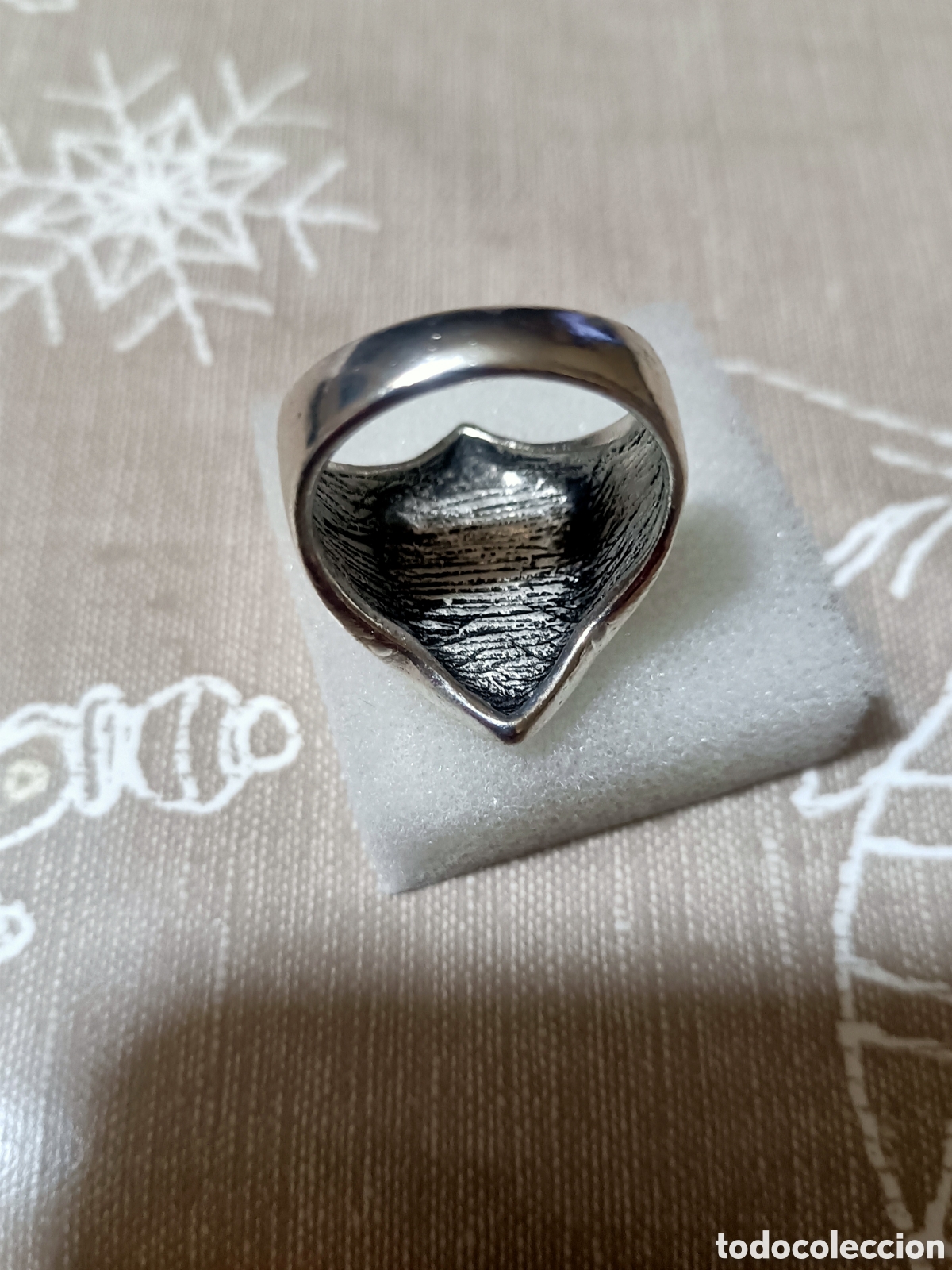 Joyeria: Acero,Anillo Tipo Sello Tallado - Foto 8