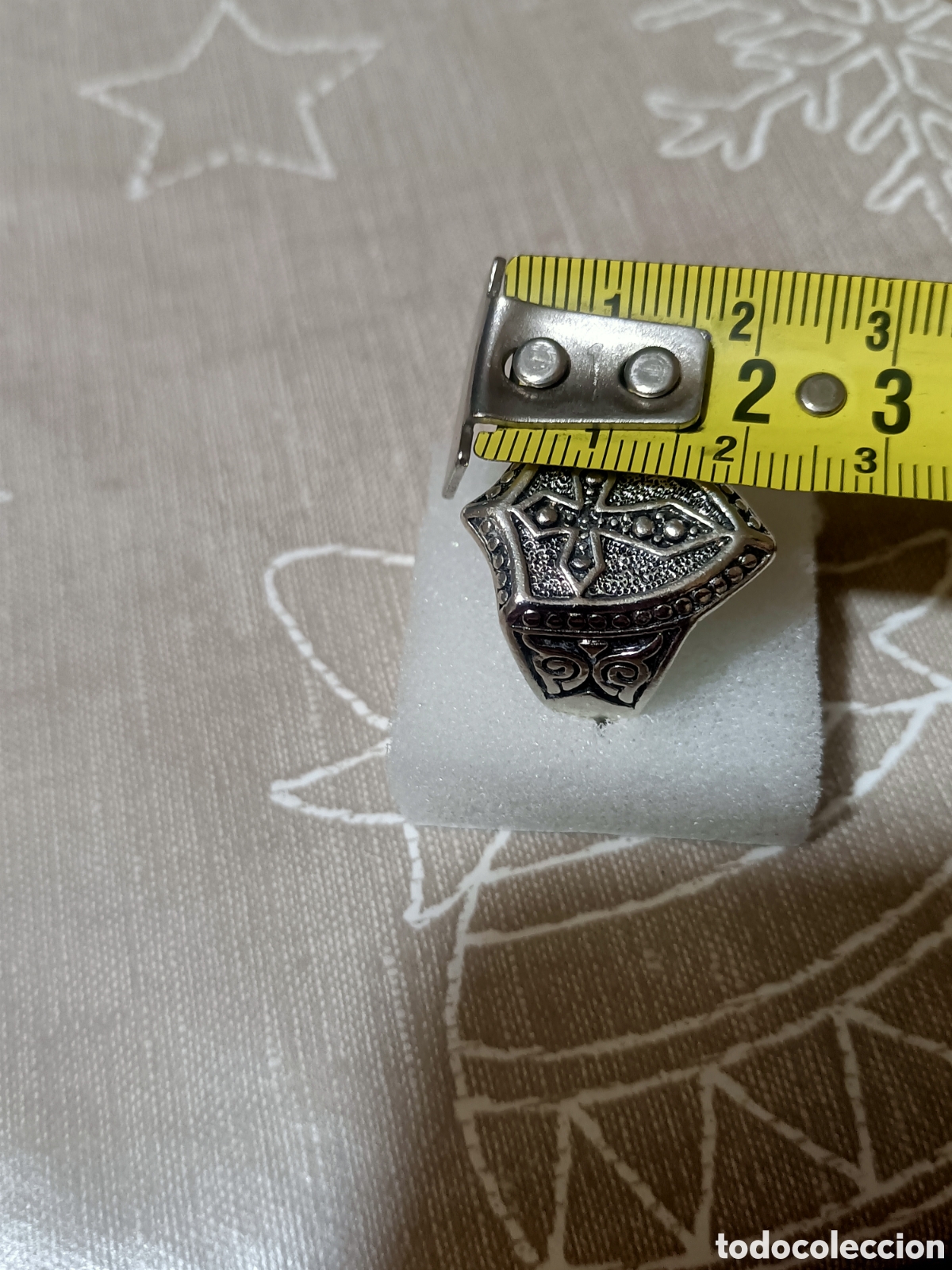 Joyeria: Acero,Anillo Tipo Sello Tallado - Foto 11