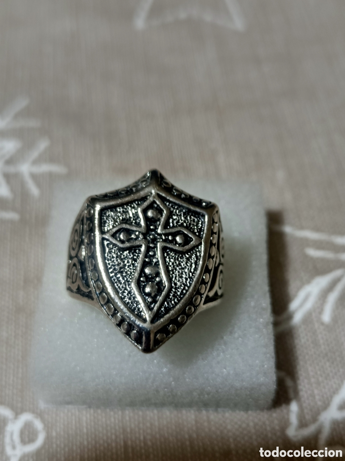 Joyeria: Acero,Anillo Tipo Sello Tallado - Foto 1
