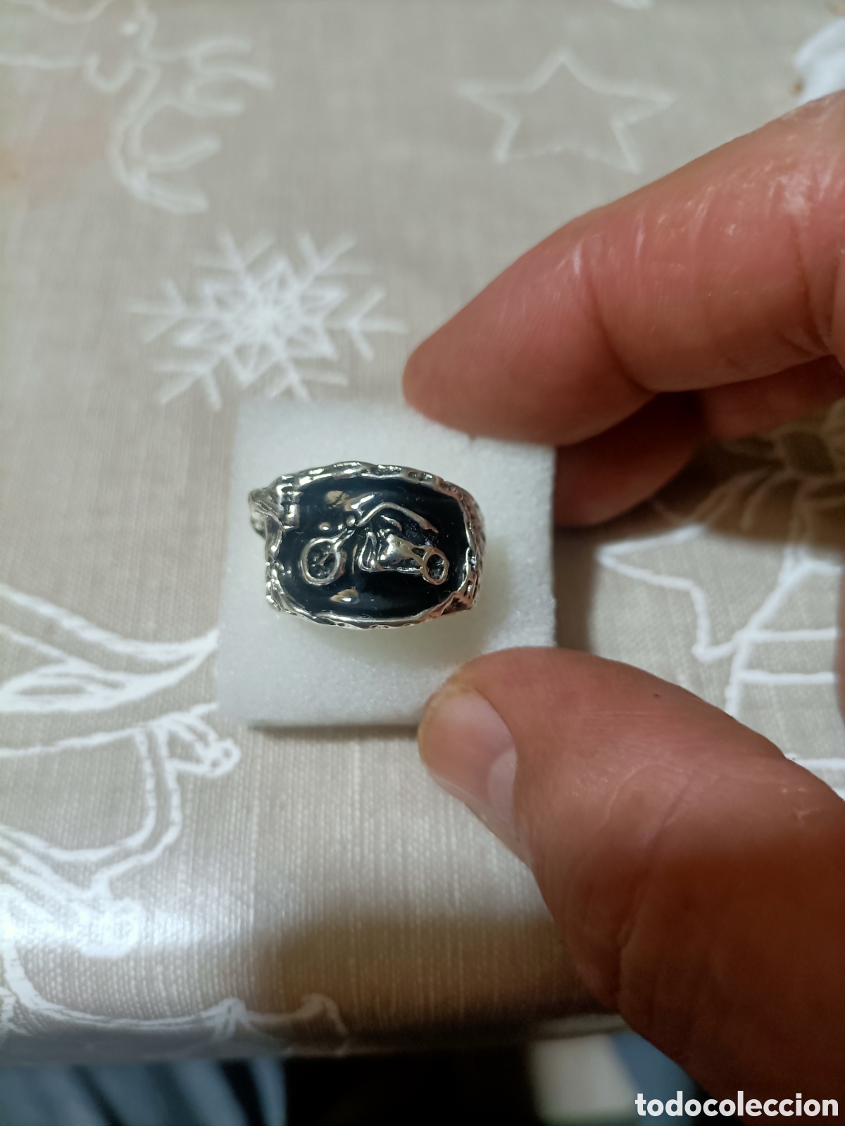 Joyeria: Acero,Anillo Tallado - Foto 1