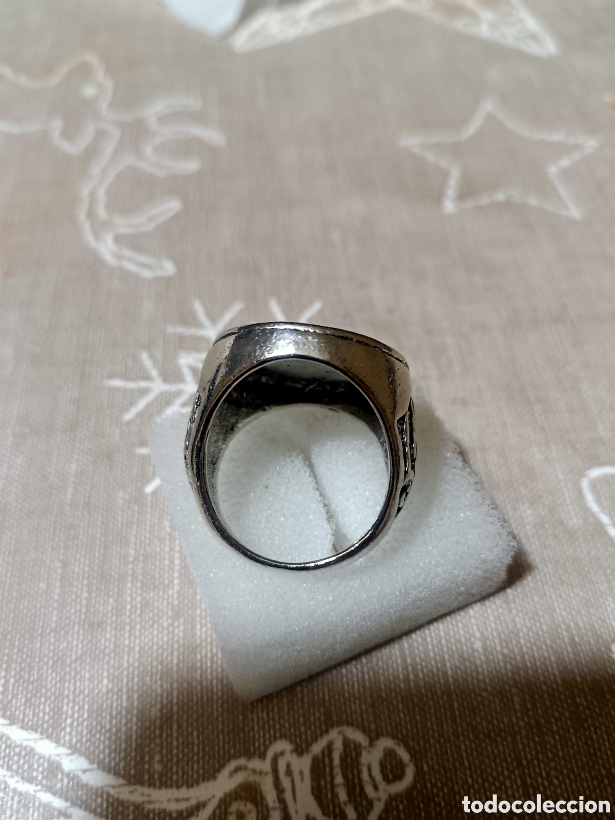 Joyeria: Acero,Anillo Tipo Sello Tallado - Foto 6