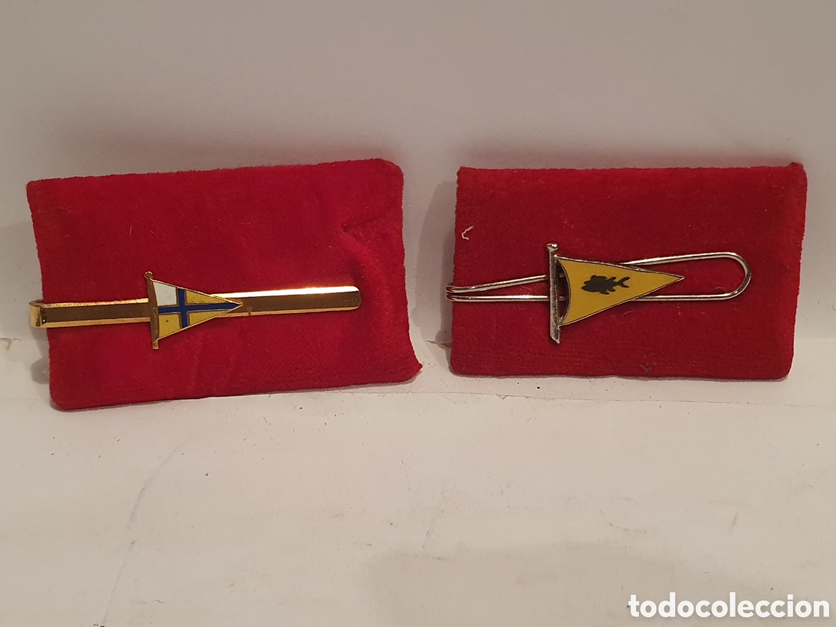 Joyeria: 2 BROCHES, AGUJAS DE CORBATA. A&Ntilde;OS 70. - Foto 1