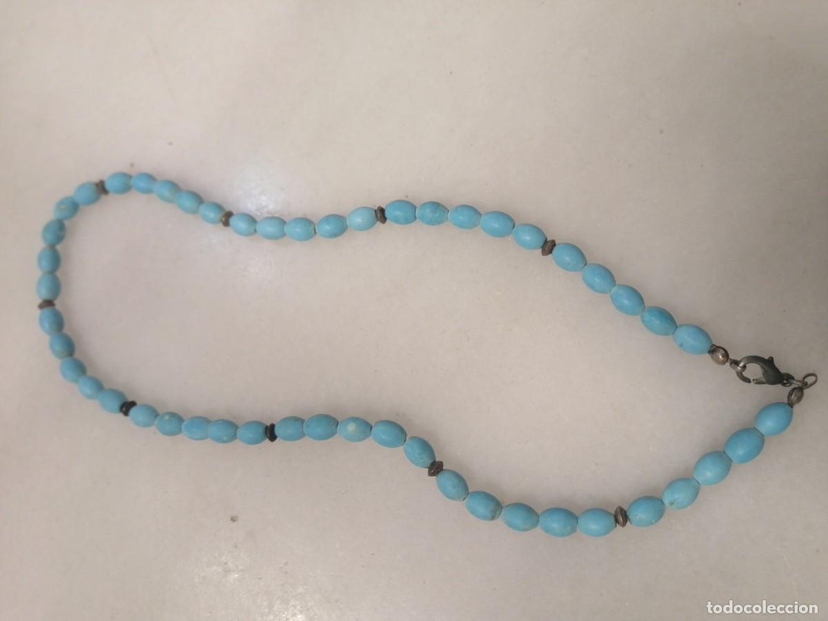 Joyeria: Gargantilla de turquesas cierre plata - Foto 4