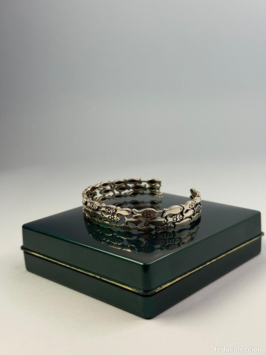 Joyeria: Brazalete peces en plata - Foto 1