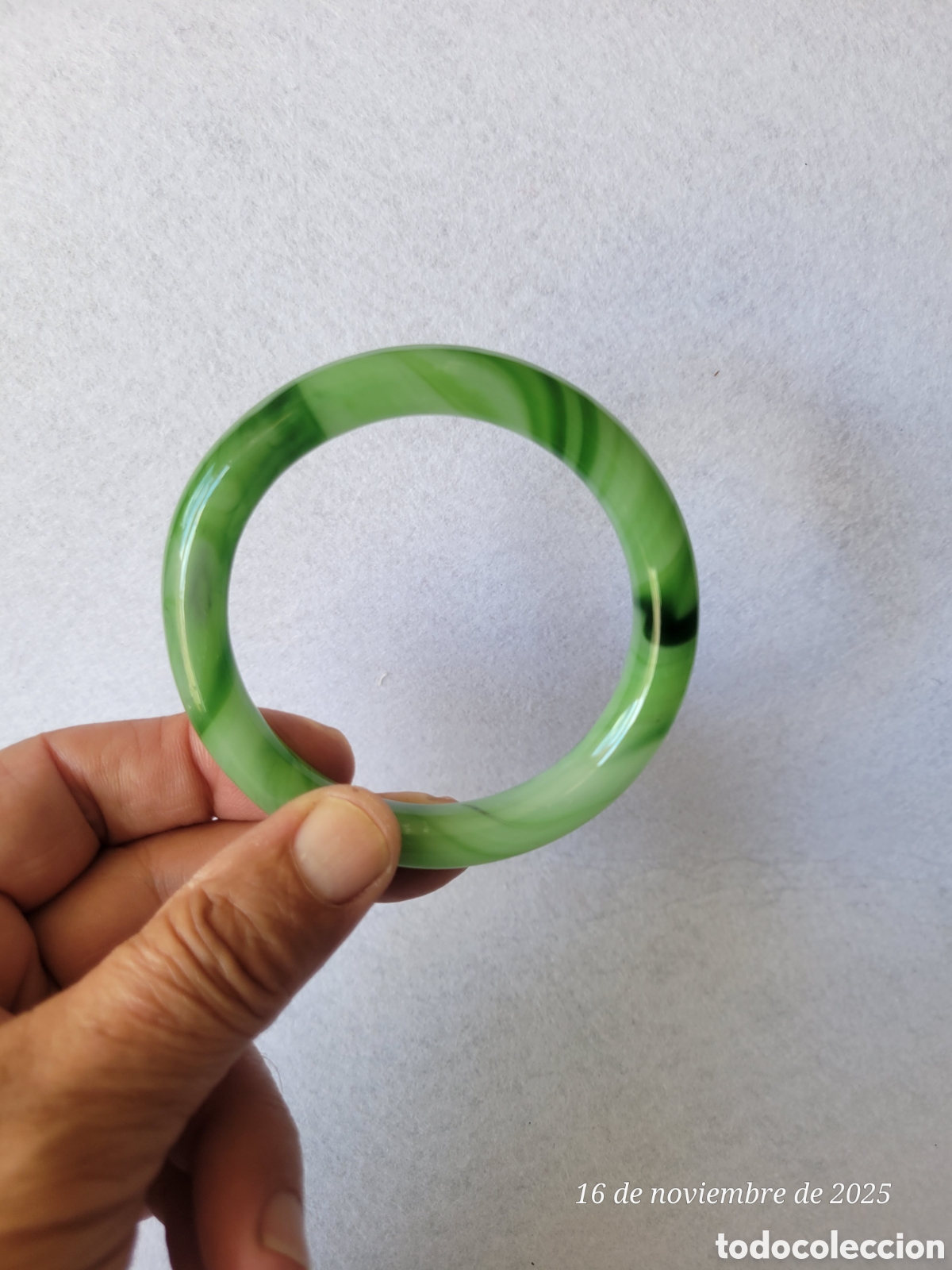 Joyeria: BRAZALETE DE JADE VERDE CLARO - Foto 4