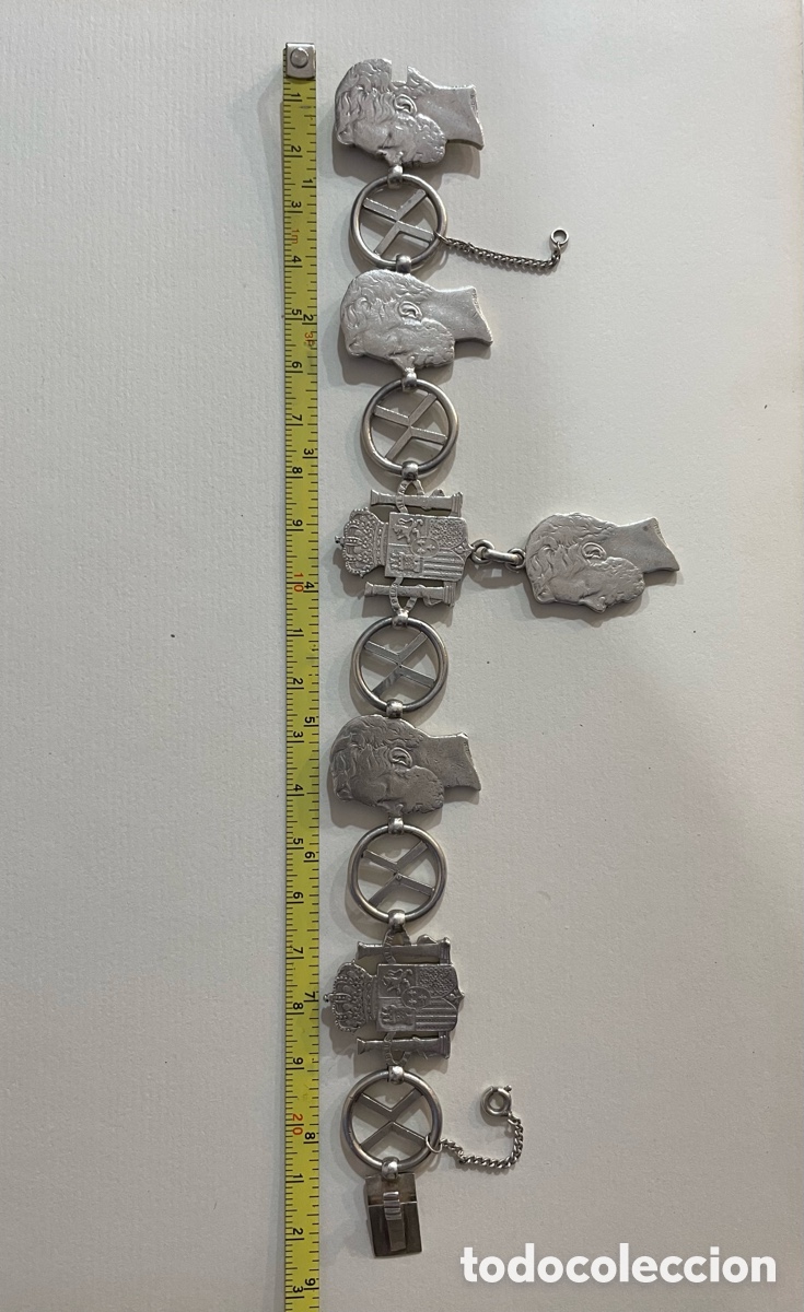 Joyeria: Original pulsera de plata con monedas espa&ntilde;olas del siglo XIX - Foto 5