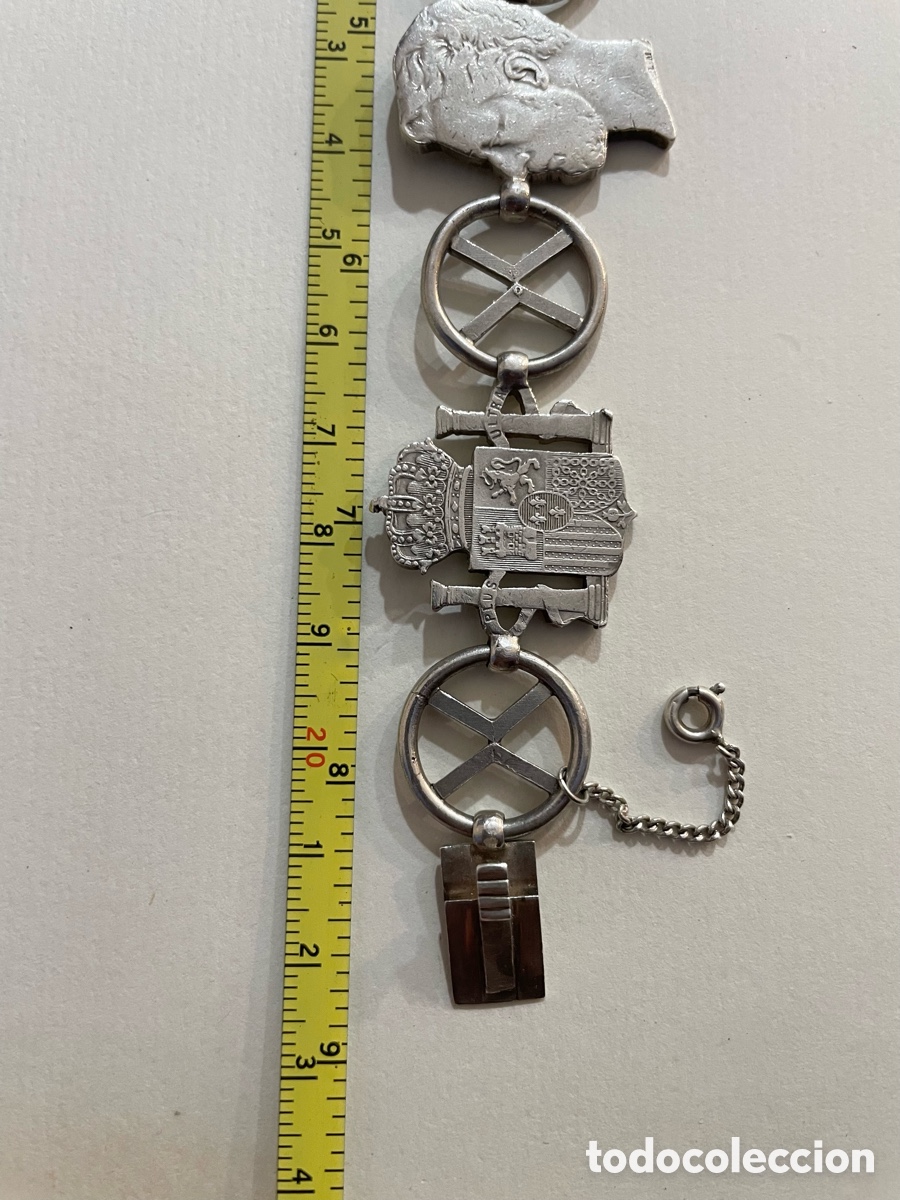 Joyeria: Original pulsera de plata con monedas espa&ntilde;olas del siglo XIX - Foto 6