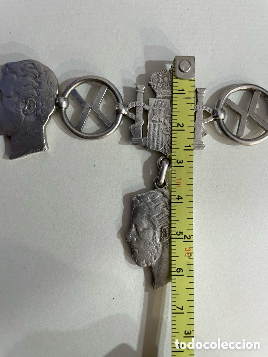 Joyeria: Original pulsera de plata con monedas espa&ntilde;olas del siglo XIX - Foto 7
