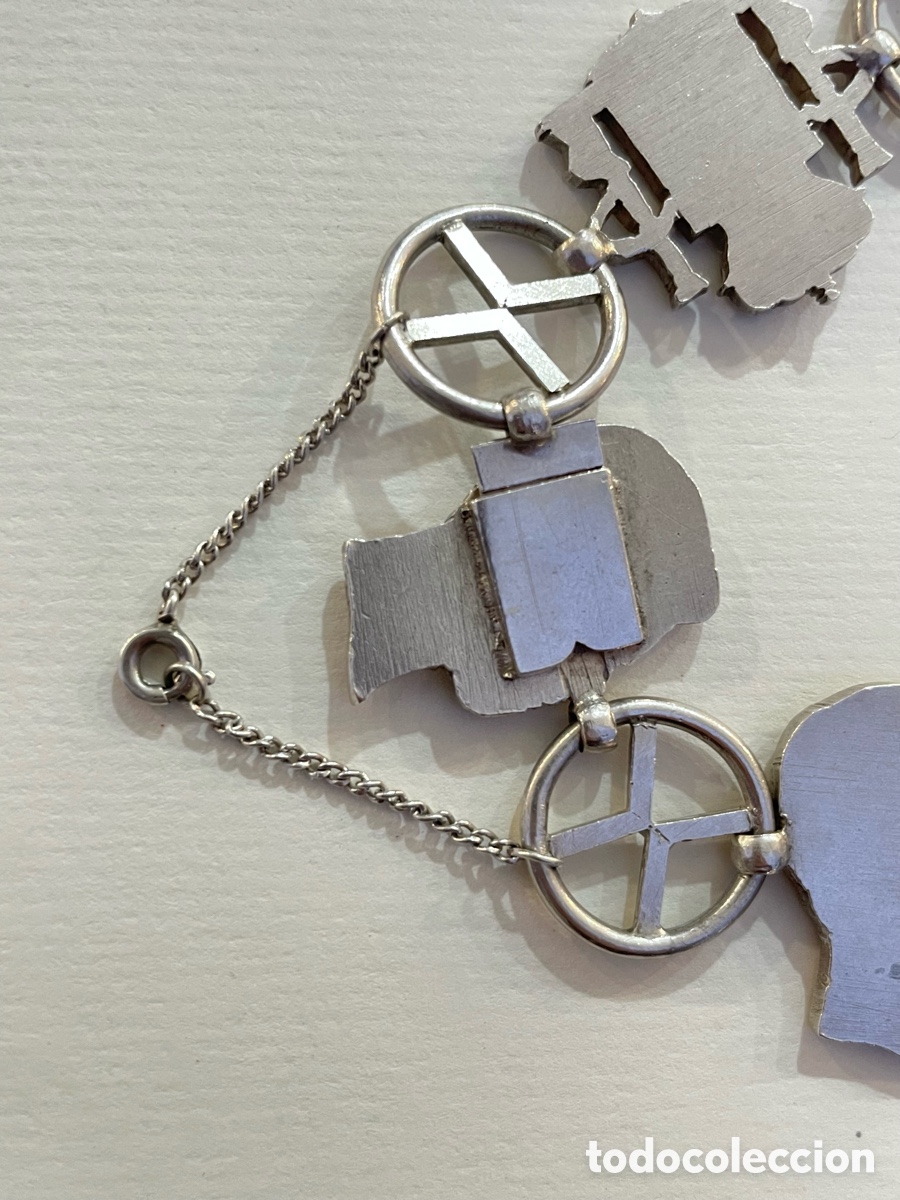 Joyeria: Original pulsera de plata con monedas espa&ntilde;olas del siglo XIX - Foto 10