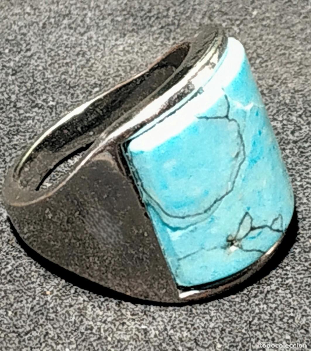 Joyeria: Anillo con Piedra Turquesa. - Foto 1
