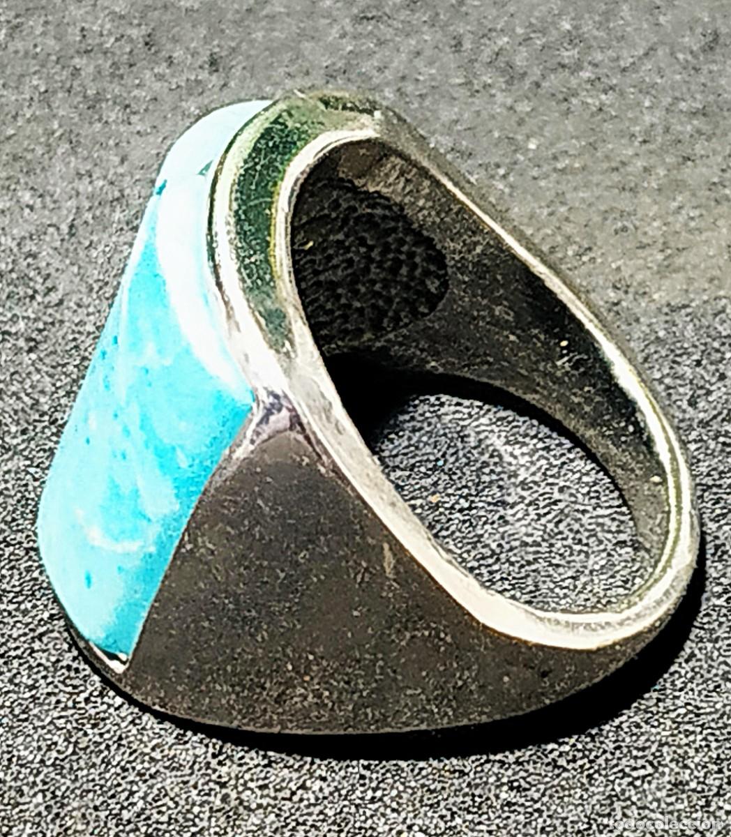 Joyeria: Anillo con Piedra Turquesa. - Foto 2