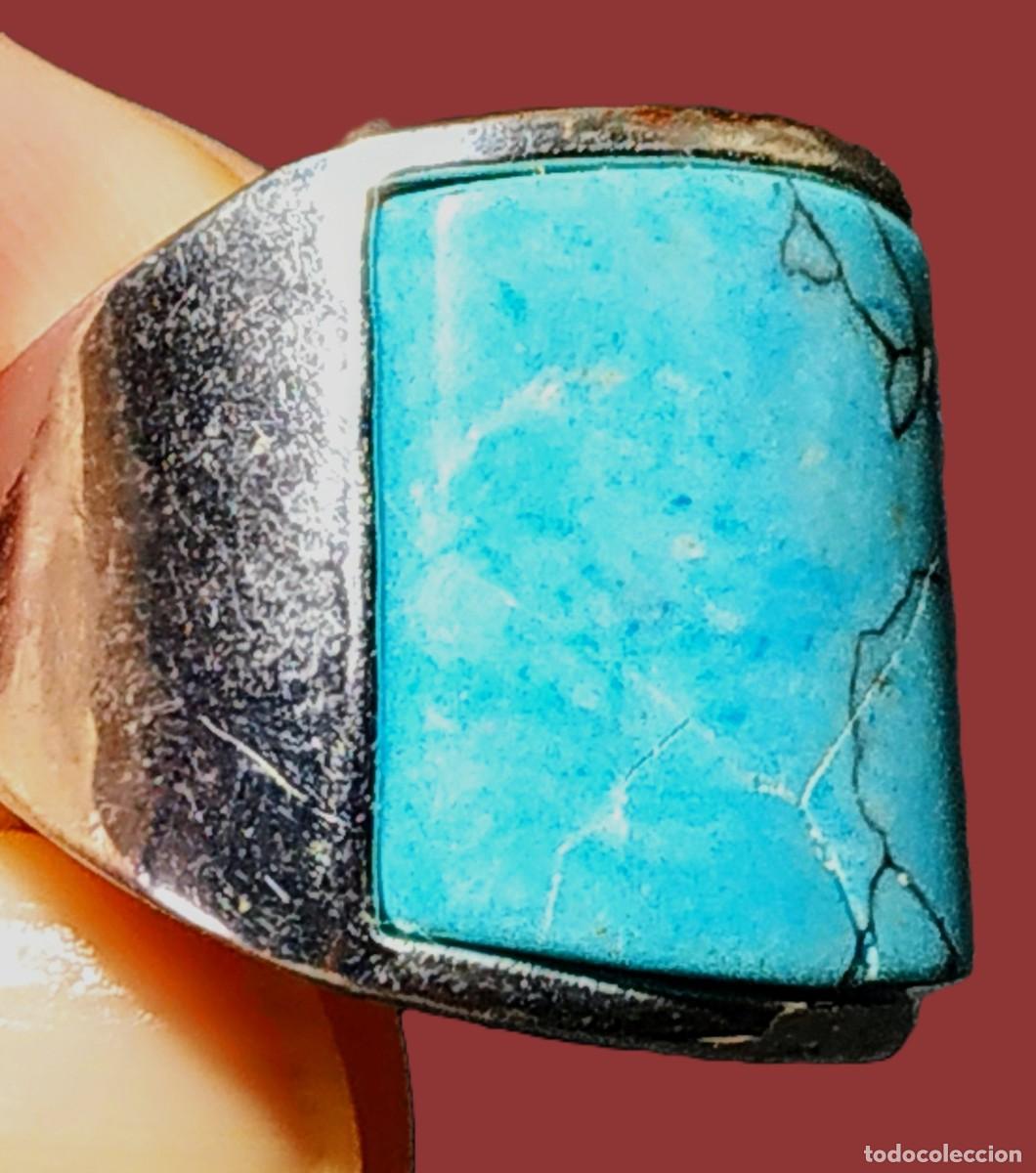 Joyeria: Anillo con Piedra Turquesa. - Foto 4