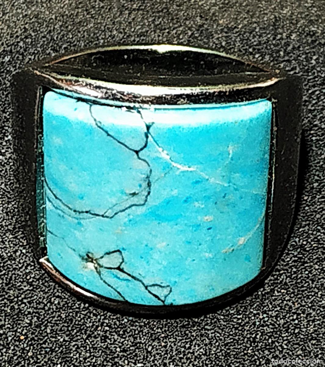 Joyeria: Anillo con Piedra Turquesa. - Foto 5