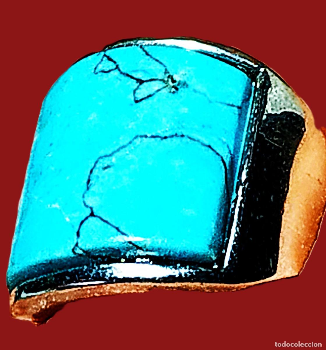 Joyeria: Anillo con Piedra Turquesa. - Foto 6