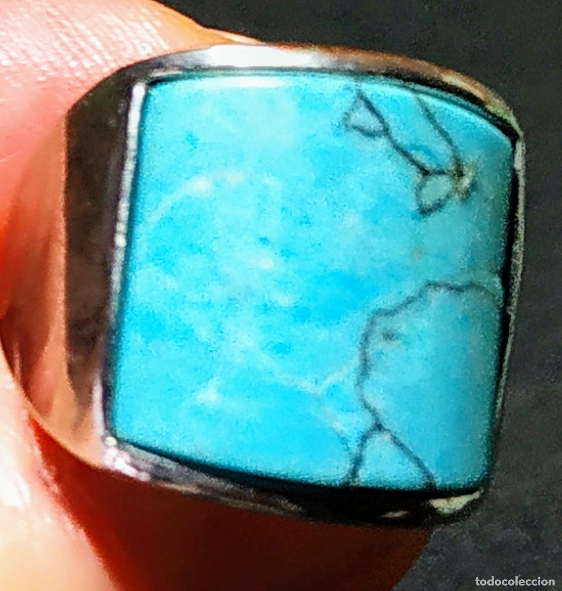 Joyeria: Anillo con Piedra Turquesa. - Foto 7