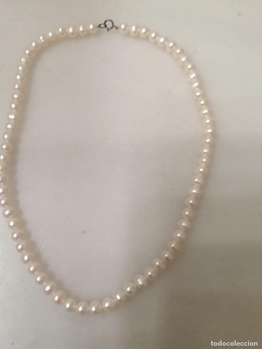 Joyeria: Gargantilla de perlas de agua dulce con cierre de plata - Foto 1