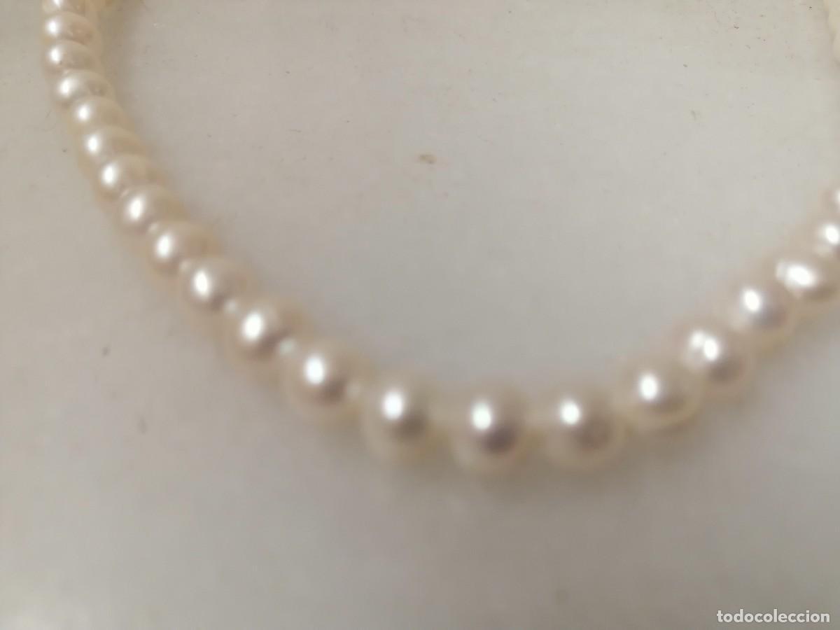 Joyeria: Gargantilla de perlas de agua dulce con cierre de plata - Foto 2