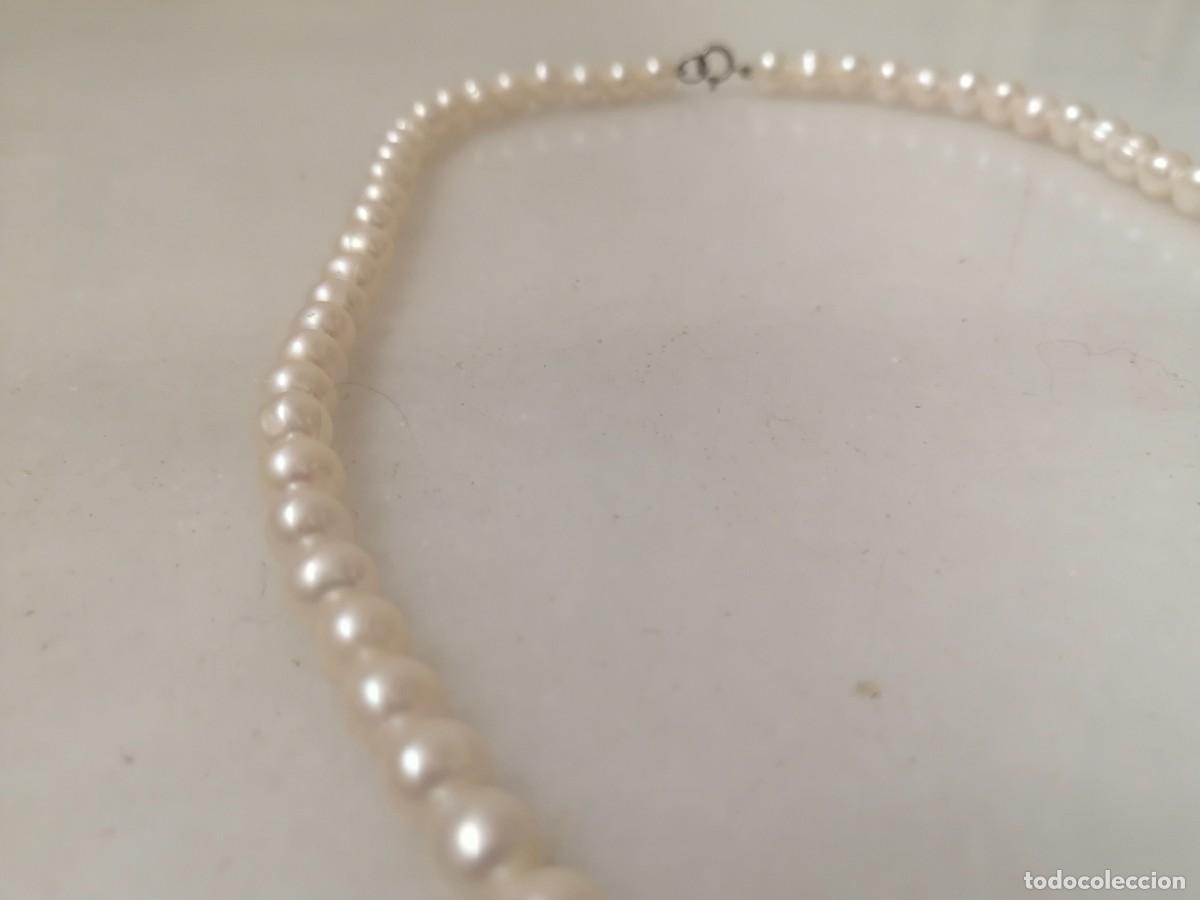 Joyeria: Gargantilla de perlas de agua dulce con cierre de plata - Foto 3