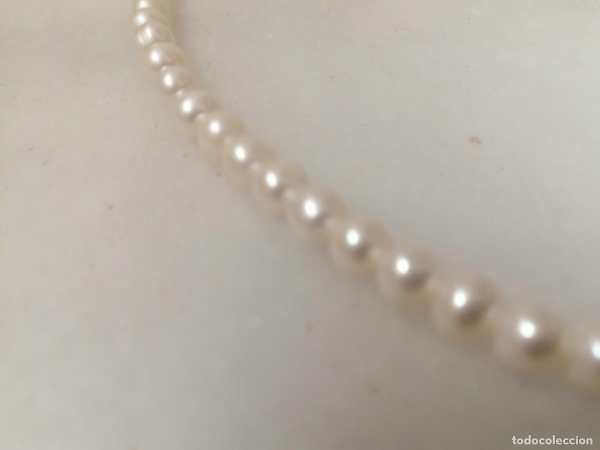 Joyeria: Gargantilla de perlas de agua dulce con cierre de plata - Foto 4
