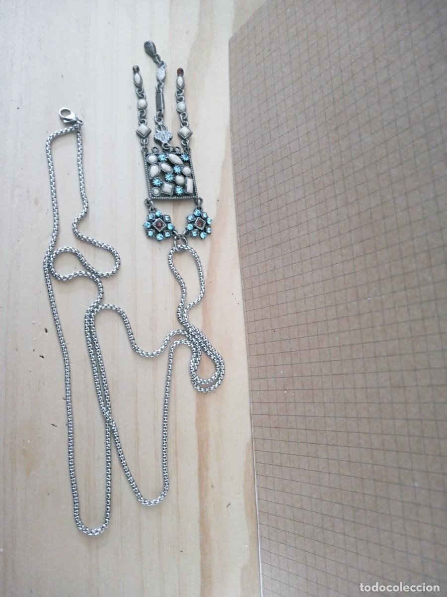Joyeria: BONITO COLGANTE ANTIGUO Y CADENA - Foto 2