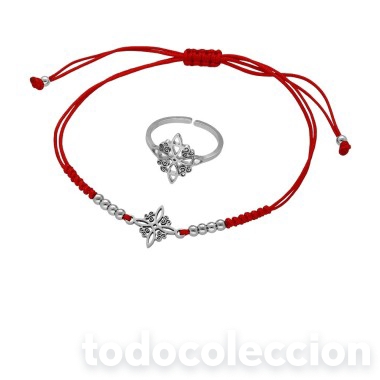 Joyeria: Conjunto Pulsera & Anillo Nudo de Bruja - Foto 1