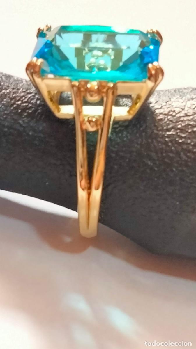 Joyeria: Anillo de zirconia azul elegante - Foto 5