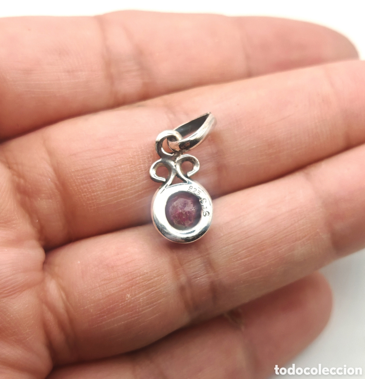 Joyeria: Collar de Plata de Ley con Rub&iacute; - Foto 2