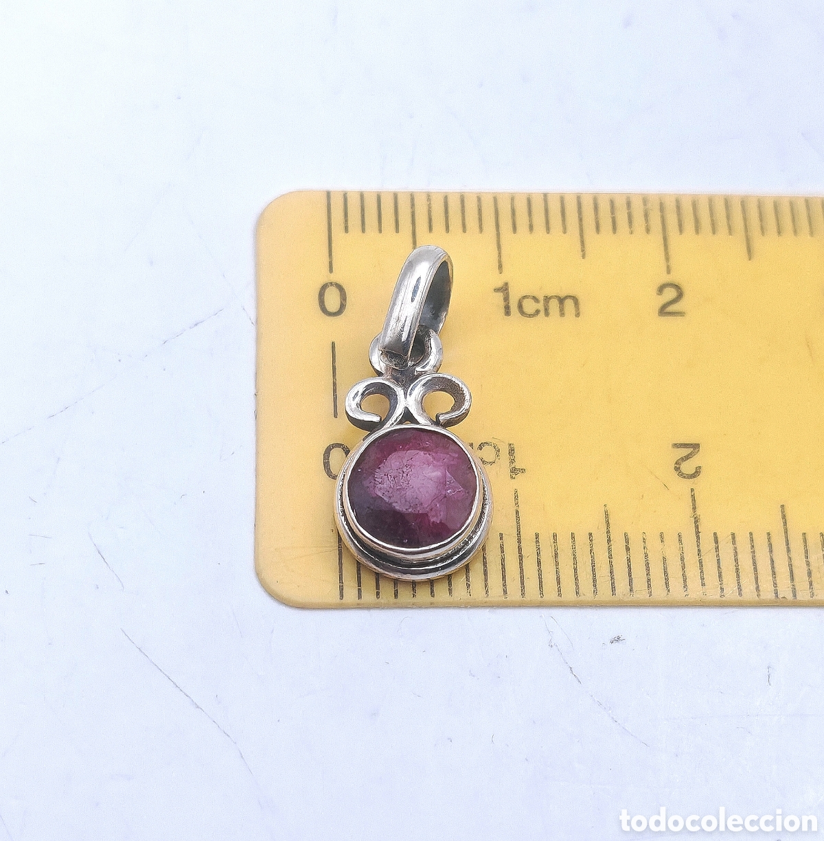 Joyeria: Collar de Plata de Ley con Rub&iacute; - Foto 3