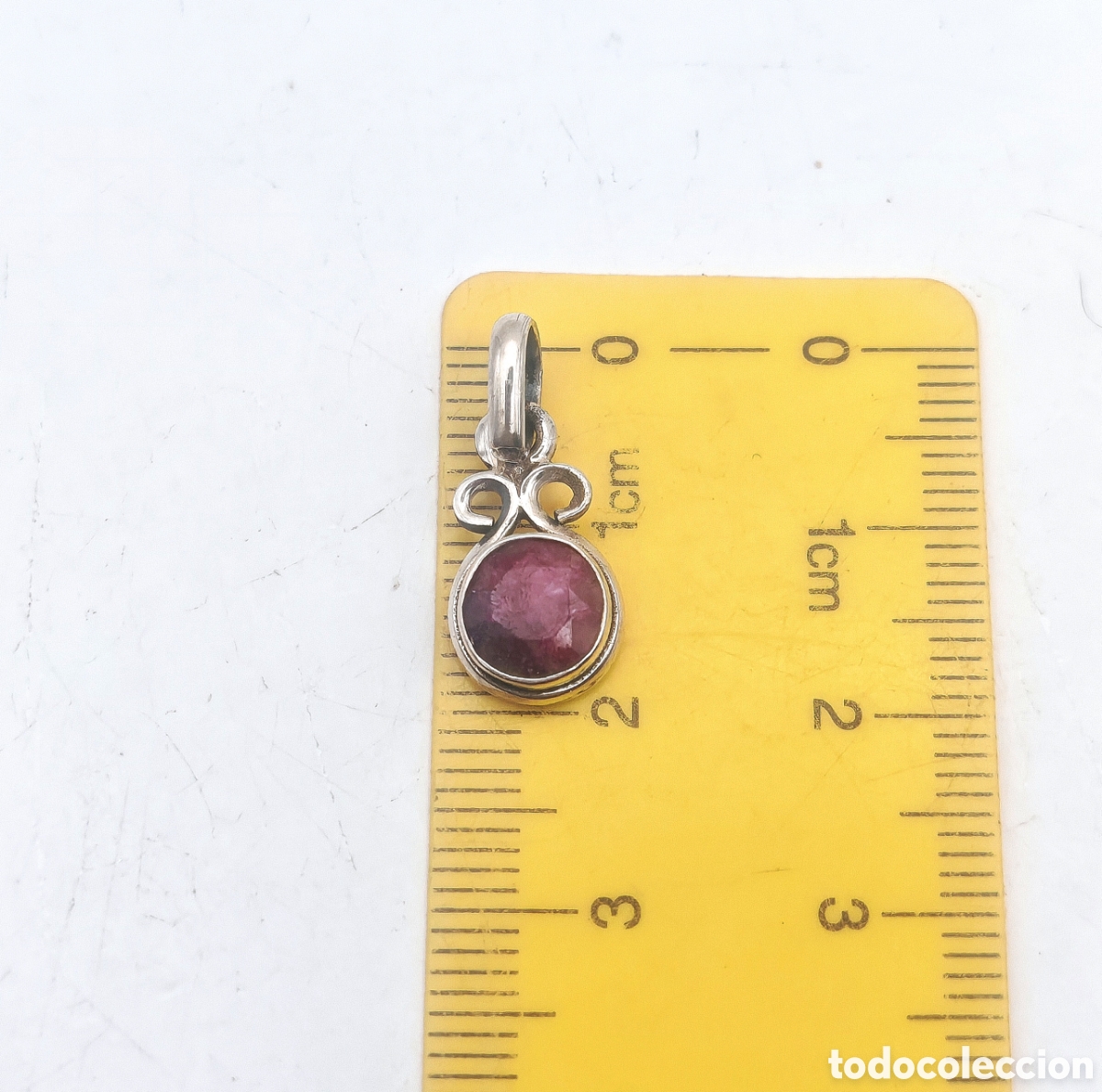 Joyeria: Collar de Plata de Ley con Rub&iacute; - Foto 4