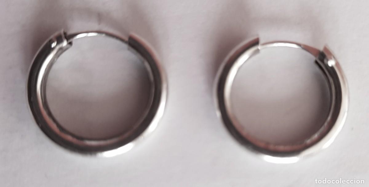 Joyeria: Argollas redondas en plata de Ley 925 mm. - Foto 1